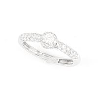 Ring Giorgio Visconti Woman in White Gold Diamante 0.11 Ct GVA634 - GVA634